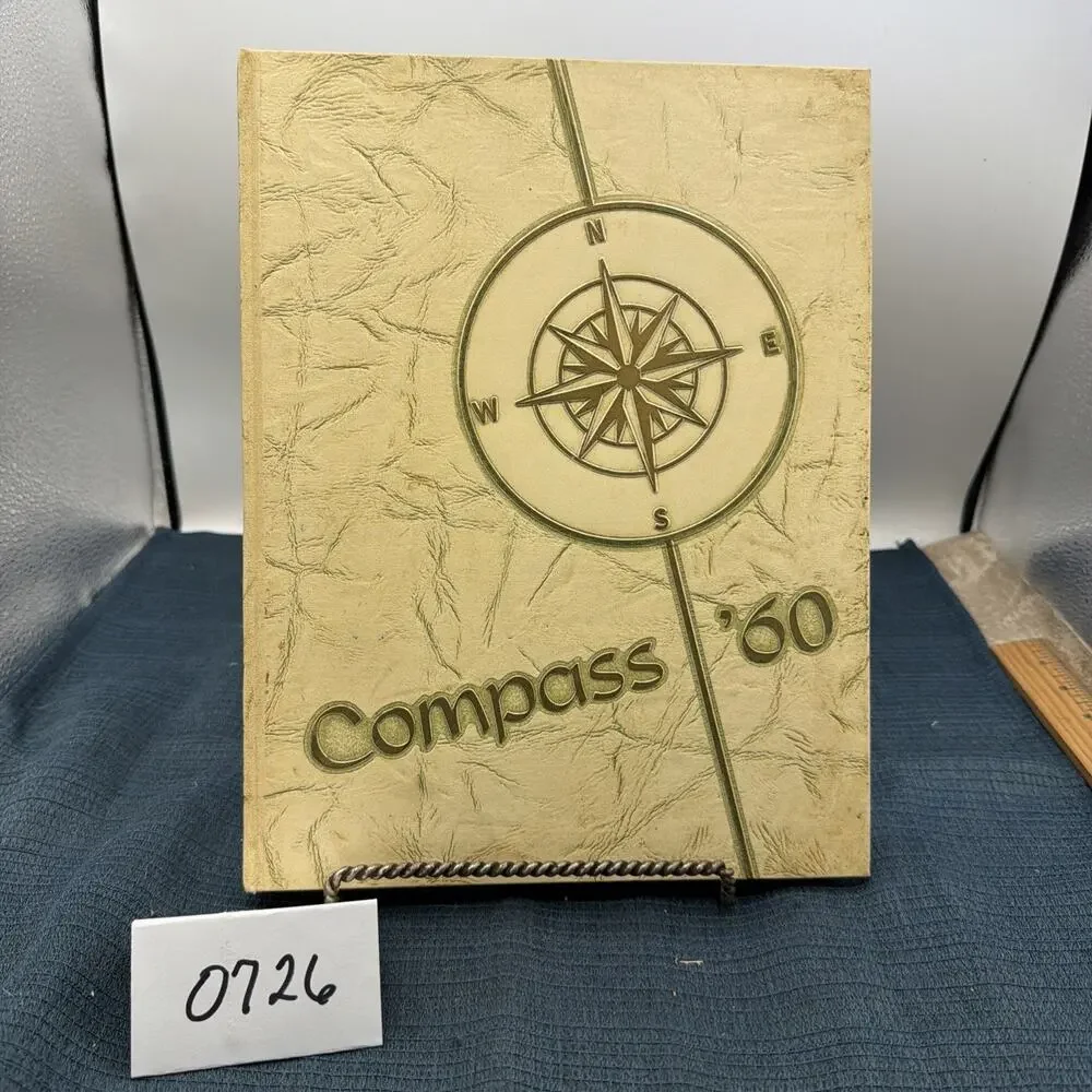 1960 Saint Monica High School Yearbook Santa Monica California CA Compass St.